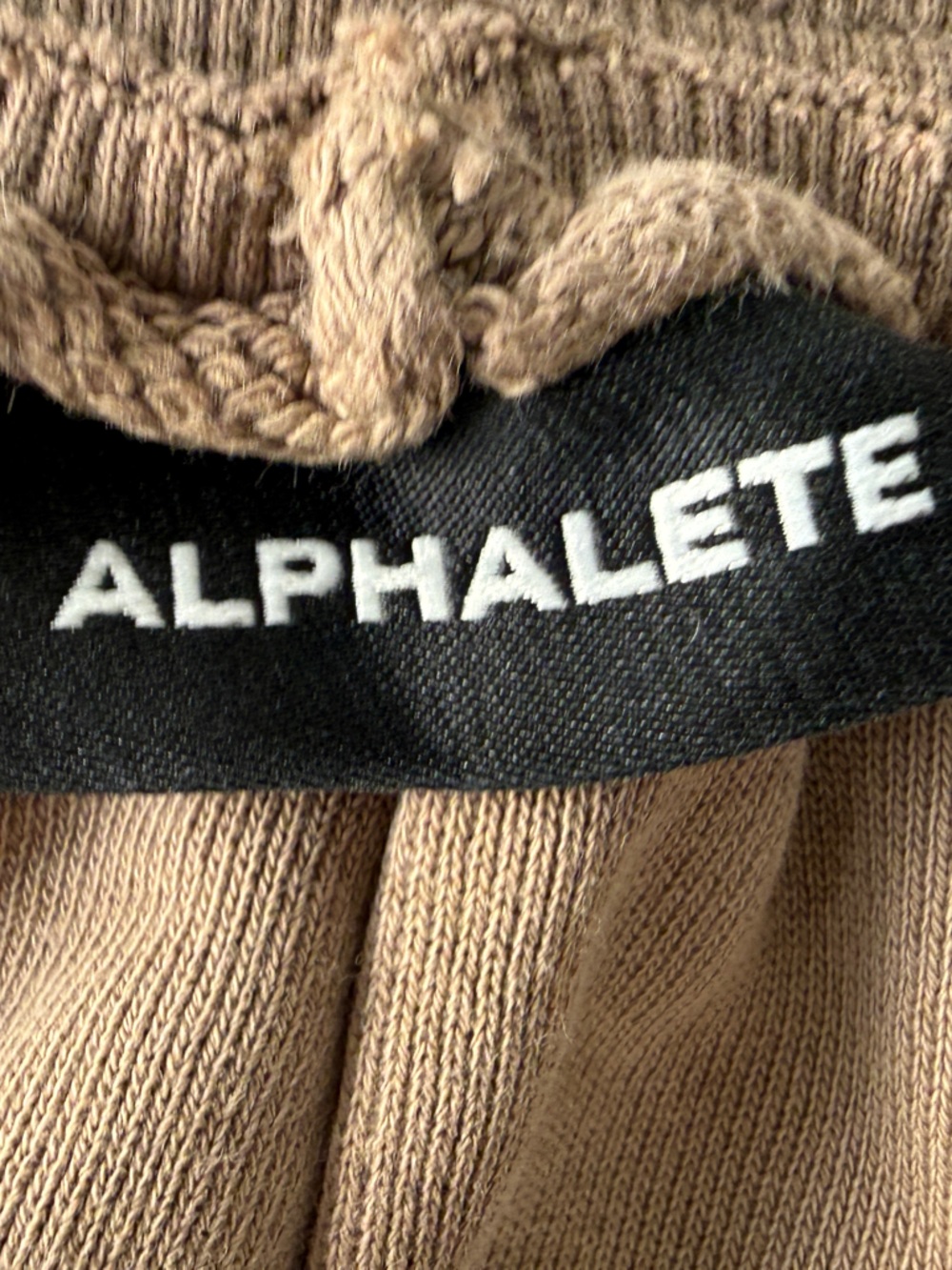 Alphalete Joggers Sweatpants Women's Medium Brown Very Terry French Terry Cotton - Picture 4 of 14